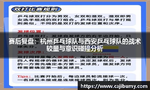 赛后复盘：杭州乒乓球队与西安乒乓球队的战术较量与意识碰撞分析